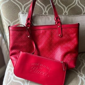Gucci Diamanté Craft Tote Authentic